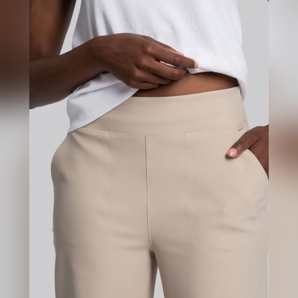 Epoque Evolution Minimalist Trouser Wide-Leg Stretch In Silver Size 6 - Picture 4 of 16